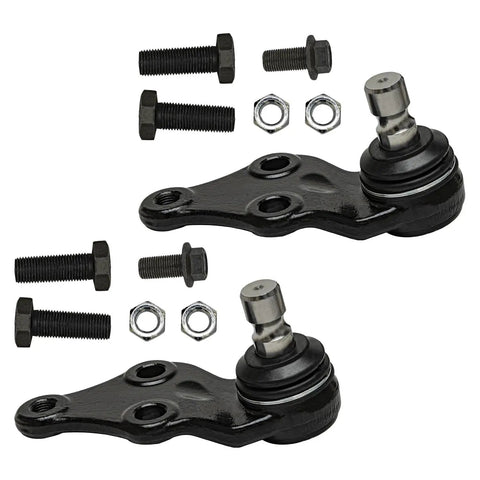 Front 6 Piece Suspension Kit For 2014 2019 Kia Soul And 2015 2019 Soul EV Includes Front Lower Ball Joints Front Outer Tie Rod Ends And Front Sway Bar End Links For Smooth Ride Handling And Road Ready Confidence. Black front lower ball joints with bolts and nuts
