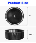 RV Blower Wheel Replacement for Air Conditioners, Compatible With Duo Therm Frigidaire Models, 8in diameter, 2.95in height