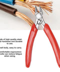 Compact Electronic Diagonal Pliers Wire Cutter For Cable Nippers Hand Tool With Stainless Steel Build Mini side cutting nippers cutting copper wire