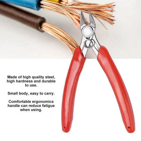 Compact Electronic Diagonal Pliers Wire Cutter For Cable Nippers Hand Tool With Stainless Steel Build Mini side cutting nippers cutting copper wire