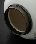 Close-up of a Large Ceramic Kitchen Storage Jar With Dual Sealed Alloy Lids ideal for keeping coffee beans fresh.