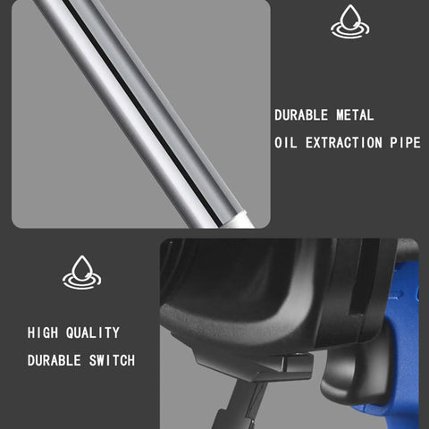 Top Notch Cordless Electric Oil Drum Pump With 92Cm Aluminum Tube. Powerful Brushless Motor Moves Viscous Fluids Fast. Ideal For Machinery Maintenance And Food Processing Liquid Transfer. Reliable Power Without Cords For Easy On The Go Work Anywhere You