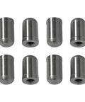 Eight metal pieces of Oil Block Off Plugs Kit Gen IV LS Gen V LT Engines 2005 To 2019 L99 L83 L86 AFM DOD Valley Cover Eight Piece Set
