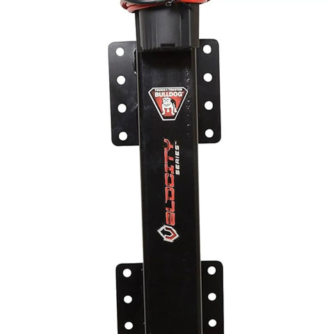 Velocity Series Fully Powered Trailer Jack With Side Mount 12,000 Lbs Per Leg Capacity 24 Inch Travel Bolt On Installation
