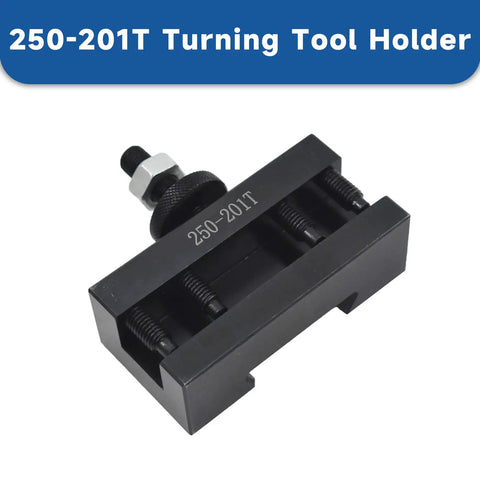 Oversize BXA 250-201T Turning Tool Holder For CNC Lathes with three quarter inch bit capacity, precision ground and hardened steel.