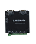LAN5160T4 CNC Ethernet Controller Board For 4 Axis Setup With Integrated Stepper Drivers All In One Ethernet Mach CNC Controller For Pro Grade Precision Milling And DIY Plug And Play CNC Projects, black metal enclosure