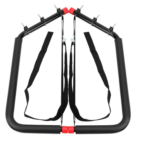 Big Time Heavy Duty 4 Pack Kayak Storage Racks Wall Mount Hangers for Canoe Paddleboard SUP and Snowboards durable steel rack system with straps.