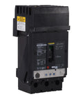 Heavy Duty Molded Case Circuit Breaker 600V 250 Amp Pro Grade Power Protection Model JGA36250U31X side view showing durable design and labeling.