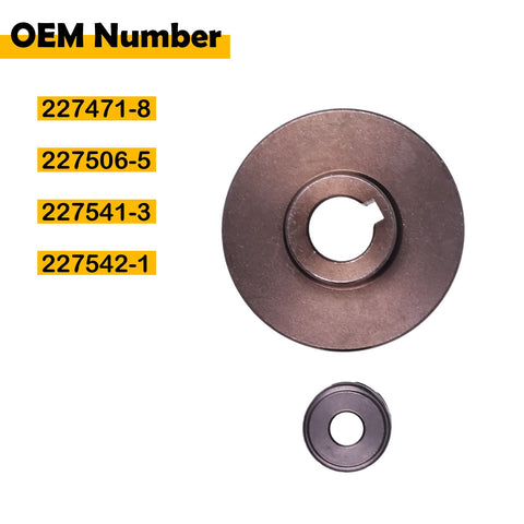 Angle Grinder Spiral Bevel Gear Kit for Makita 9553NB 9554NB 9555NB 9557NB 9558NB Replacement, two carbon steel gears