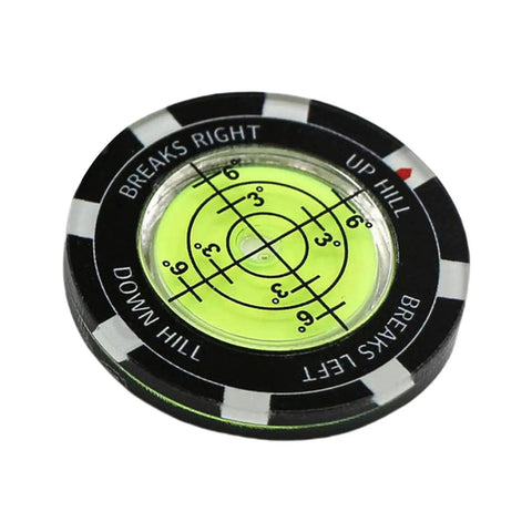 Precision Reader Levels Golf Marker And Putting Aid With Round Bubble Level To Read Greens Portable Practice Tool For Golfers