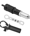 Pop Rivet Gun Adapter Kit For Cordless Drill Pro Grade Rivet Drill Attachment with 4 Interchangeable Heads 2.4mm 3.2mm 4.0mm 4.8mm