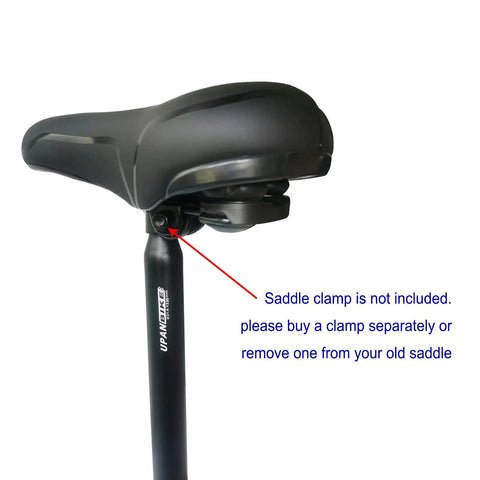 Lengthened 530Mm 31.8Mm Aluminum Alloy Bike Seat Post for BMX Electric and Folding Bikes, Durable 6061 Seatpost without clamp