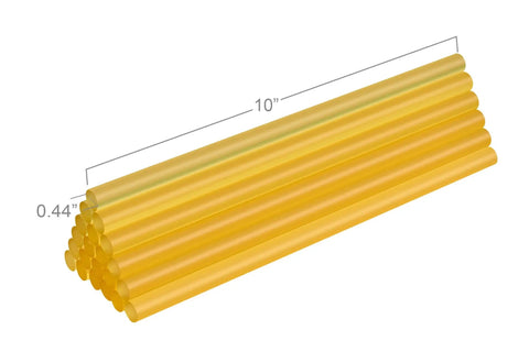 Woodworking Glue Sticks 10 Inch Long Diameter Eleven Millimeter Multi Temperature For Most Full Size Glue Guns Pro Grade shown in stack