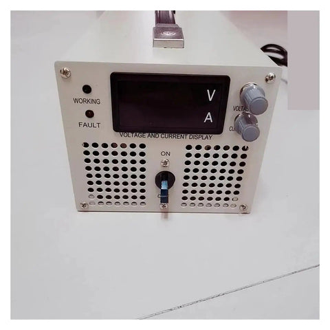 Front view of a 2000W DC Switching Power Supply With Adjustable 0 To 600V And 0 To 3.33A Regulated Bench Lab Power Source.