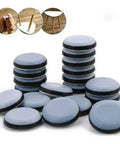 8 Pack Self Adhesive Furniture Glides 19mm Chair Leg Sliders Floor Protectors for sofas, tables, beds, carpet, tile, hardwood.