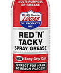 Red N Tacky Easy Grip Aerosol Grease Spray For Quick Cling Lubrication, Water Resistant, 11 Ounce Can front view