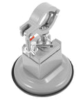 Sturdy Portable Metal Workbench Vise Clamp With 360 Degree Rotation For Secure DIY Woodworking Holds Hand Drills Tight And Makes Crafting Total A Breeze On Any Table, gray metal design.