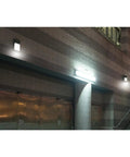 13W LED Wall Pack With Dusk To Dawn Photo Control And Prismatic Lens In Bronze Finish Aluminum Die Cast Body 908 Lumens 5000K