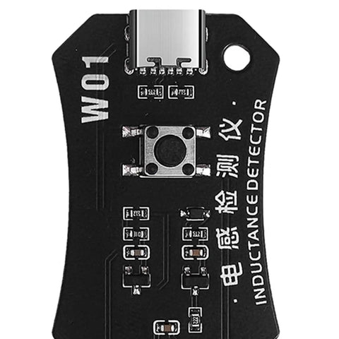 Electromagnetic Inductance Tester Kit For Motherboards And Car Electronics, 3 Pack Coil Testers with Type-C port and circuit details
