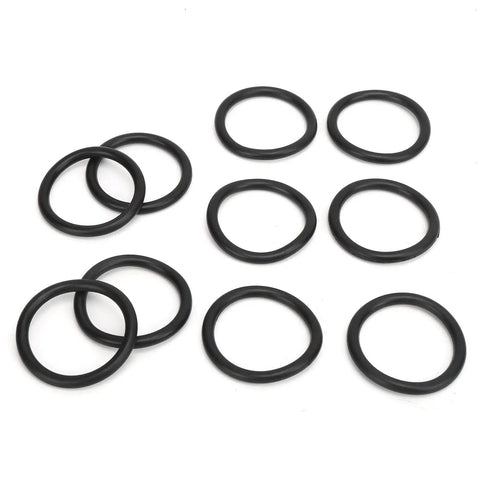 10 Pack Bumper Fasteners Replacement Quick Release Clips For Cars Rubber Gasket Bands Universal Safe Mounts displayed on a surface