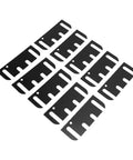 10 Piece Door Hinge Shim Set Stainless Steel Spacers For Door Alignment Gap Filling And Stabilizing Loose Hinges Easy Install