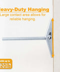 Heavy Duty Quarter Inch Toggle Bolts For Drywall Kit, 14 Pack Metal Drywall Anchors With Screws, holding 120lb