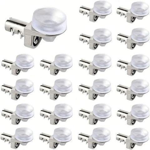 Heavy Duty Shelf Brackets With Glass Cabinet Shelf Pins for bookcase cupboard and closet in a 22-piece wall mount set