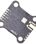 5.8G 40CH FPV VTX Transmitter For RC Drones, Beefed Up 25mW, 100mW, 200mW, 400mW And 600mW Output, 7 To 26V Input Range, Pro Grade Long Range FPV Racing Drone Link. Square circuit board with connectors and labels.