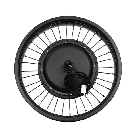 1000W Front Wheel Ebike Motor Kit for 48V Fat Tire Electric Bicycle with PAS and LCD Display, Beast Power Brushless Hub