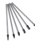 Badass Six Piece Tungsten Carbide Rotary Bit Set, Knuckle Buster Port And Polish Kit For Cylinder Heads, 6Mm Shank aluminum milling burrs in a row.