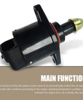 High Grade Car Idle Speed Control Valve Throttle Stepper Motor For Dead Serious Engine Stability Direct Oem 9038010526 black motor side view.