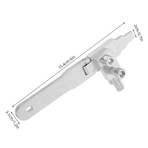 Ultimate Faucet Repair Kit And Tap Removal Tool For Plumbing Pros Fixing Damaged Valve Threads Broken Screw Extractors To Save Time On Pipe Repairs With Versatile Heavy Duty Socket Set For Home And Shop Needs Now, 15.4cm tool