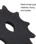 Beefy 11 Tooth Steel Sprocket For 410 Type H Holes 11T Bicycle Drive Gear For 1020 High Speed Motor Heavy Duty Construction Durable Easy Fit Long Life Performance, close-up
