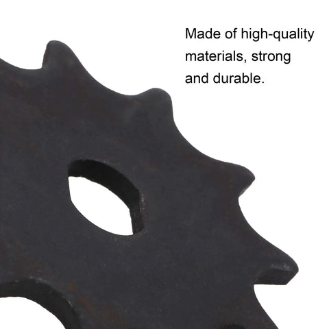 Beefy 11 Tooth Steel Sprocket For 410 Type H Holes 11T Bicycle Drive Gear For 1020 High Speed Motor Heavy Duty Construction Durable Easy Fit Long Life Performance, close-up