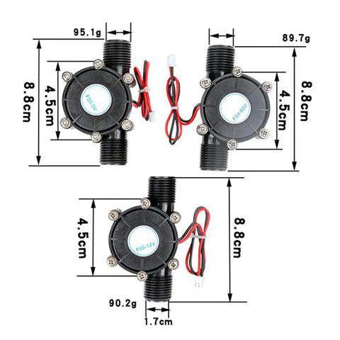 Three Piece Micro Hydro Generator Kit One Half Inch Portable Turbine Generator For High Power Stable Phone Charging DC 10W 12V