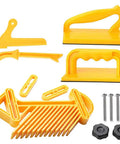 Heavy Duty Safety Push Block Set For Woodworking Router Table Tools Protect Your Fingers With Rubber Bottom Grips Short Push Blocks