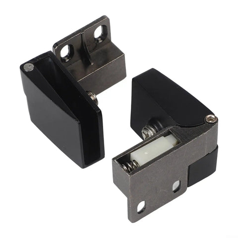 Self Closing Glass Door Hinge For 3 To 5 Mm Frameless Panels No Drill Installation Clamp Zinc Alloy Automatic Closing Hardware