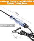 Pro Grade 96 Piece Terminal Removal Tool Kit For Auto And House Wiring With Pin Extractor, Wire Terminal Release Tools, Depinning Set, Includes 76 Removal Bits, Circuit Tester, Diamond Grip Cleaner Set, Trim Tools, And Carry Bag. Automotive circuit tester, 7.8-inch probe, 45-inch lead