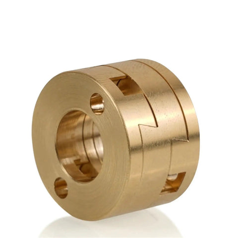 Upgrade Your 3D Printer Game With A Top Notch T8 Lead Screw Z-Axis Coupling For The Kee Pang VZBoT Printer. This Heavy Duty 16mm Oldham Part Is Built Smooth And Solid To Boost Bed Stability And Dial In That Crisp Print Quality You Love Without Any. brass 16mm Oldham T8 lead screw coupling for 3D printer Z-axis