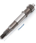 GY6 150cc Drive Shaft Fits Chinese 4 Stroke GY6 152QMI 157QMJ Engines Heavy Duty Alloy Steel Build For Real Tough Rides And Reliable Power Transmission, 175mm alloy steel shaft
