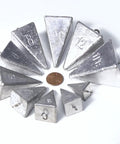 Heavy Duty Pyramid Sinker Fishing Weights Lead Sinker For Saltwater And Freshwater Anti Corrosion Design That Sinks Fast 1 Oz