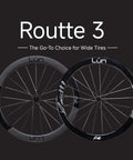 Routte3 Carbon Road Wheelset 700C Ultralight Beast 1390g Disc Brake Clincher Tubeless Ready 50mm Depth Wide 25mm Internal