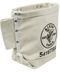 Heavy Duty Bolt Bag With Bull Pin Loops And Drain Holes, No 4 Canvas Tool Carrier, sturdy canvas, tool loops, beige color