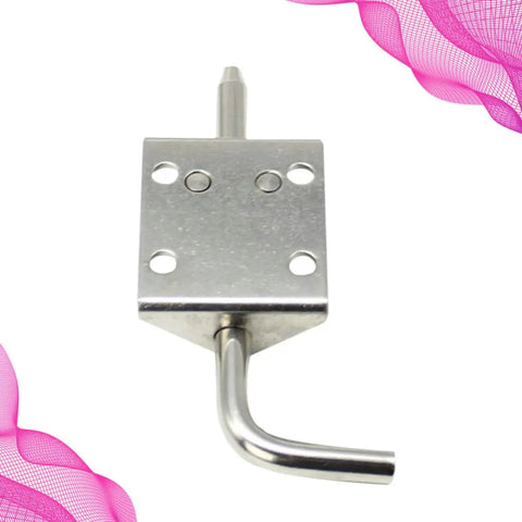 Stainless Steel Cabinet Door Hinge with Spring Latch Easy Install No Squeak Quiet Close Heavy Duty Industrial Hardware
