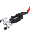 Double Headed Heavy Duty Toggle Clamp For Woodworking Jigs And Fixtures Pull Push Clamp With Red Plastic Handles