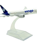1:400 Die Cast B787 Wingo Airplane Model Collectible, 16 cm Long Metal Aircraft Replica With Random Base And Stand