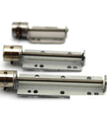 55.8mm Precision Screw Slide Stepper Actuator shown in various views and angles for CNC, 3D printer, and robotics use.
