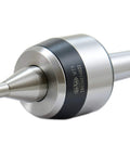 3MT Long Nose High Speed CNC Live Center Medium Duty Morse Taper 3 With 4000 RPM Max, metal tool with pointed tip and tapered shank