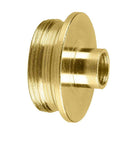 Heavy Duty Brass Router Template Guide 13/32 Inch X 1/2 Inch Replacement For Porter Cable 42033 with polished brass finish.