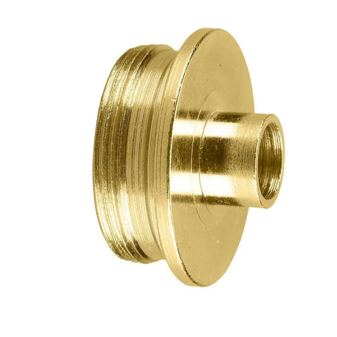 Heavy Duty Brass Router Template Guide 13/32 Inch X 1/2 Inch Replacement For Porter Cable 42033 with polished brass finish.